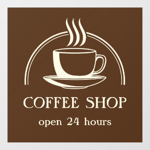 コーヒーショップ ウィンドウサイン