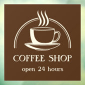 コーヒーショップ ウィンドウサイン (シート3)