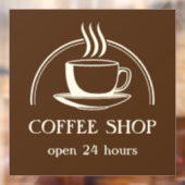 コーヒーショップ ウィンドウサイン (シート2)