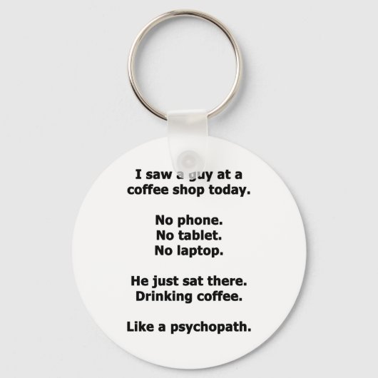 コーヒーショップ キーホルダー (正面)