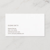 コーヒーショップ | コーヒーポット | コーヒービーンズ 名刺 (裏面)