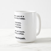 コーヒーショップ コーヒーマグカップ (正面右)