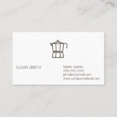 コーヒーショップ |コーヒー豆 名刺 (裏面)