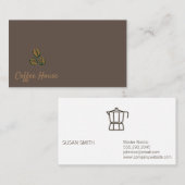 コーヒーショップ |コーヒー豆 名刺 (正面/裏面)