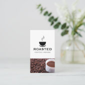 コーヒーショップ |コーヒー豆 名刺 (スタンド正面)