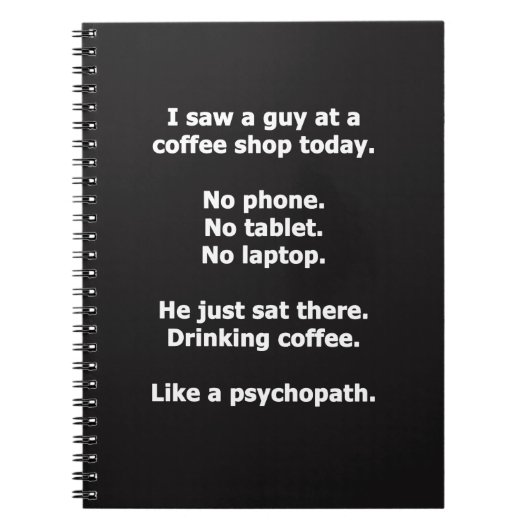 コーヒーショップ ノートブック (正面)