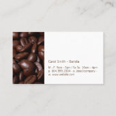 コーヒーショップ |バリスタカフェ 名刺 (裏面)