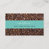 コーヒーショップ ロイヤリティ カード - コーヒー豆 ストリップ (裏面)