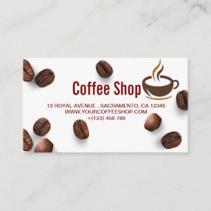 コーヒーショップ 名刺