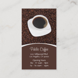 コーヒーショップ 名刺