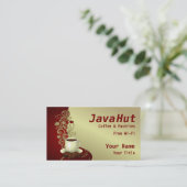 コーヒーショップ 名刺 (スタンド正面)