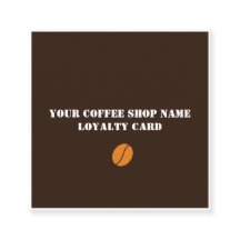 コーヒーショッモダンプ（ダークブラウンとオレンジ）