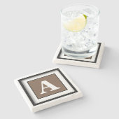 コーヒーシンプル ストーンコースター (横)