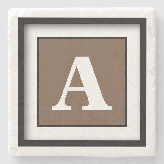 コーヒーシンプル ストーンコースター (正面)