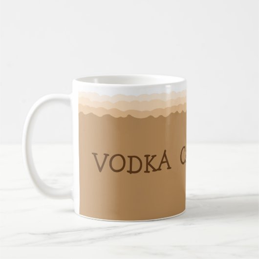 コーヒーシークレットウォッカモフラージュ コーヒーマグカップ (左)