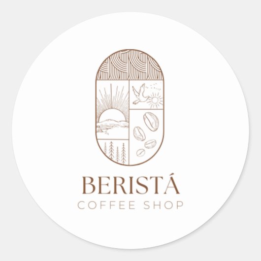 コーヒーシール ラウンドシール (正面)