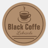 コーヒーシール ラウンドシール (正面)