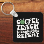 コーヒーシ教えェナニガンズリピーターDiscoボール先生 キーホルダー (正面)