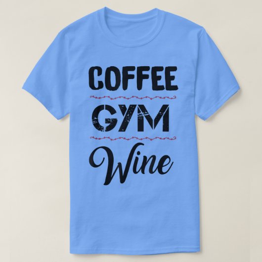 コーヒージムワイン Tシャツ (デザイン正面)
