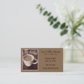 コーヒージャワ 名刺 (スタンド正面)