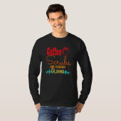 コーヒースクラブ及びゴム手袋ナース授乳法 Tシャツ (正面フル)