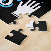 コーヒースクラブ用ゴム手袋RN登録ナース ジグソーパズル (側面)