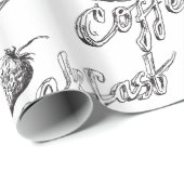 コーヒースケッチ ラッピングペーパー (ロールコーナー)