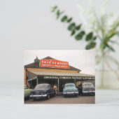 コーヒースタンド、ニューオーリンズのカード ポストカード (スタンド正面)