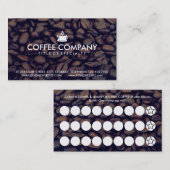 コーヒースタンプ ロイヤリティカード (正面/裏面)