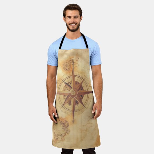 コーヒースター エプロン (着用した状態)