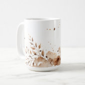 コーヒーステインつる植物 – コーヒー中毒者 コーヒーマグカップ (正面左)