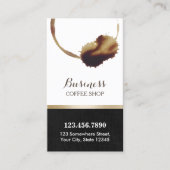 コーヒーステインズ高級コーヒーショップロイヤリティパンチ ロイヤリティカード (正面)