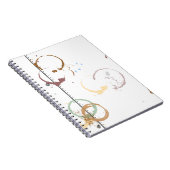 コーヒーステイン型パタグランジーン ノートブック (右側)