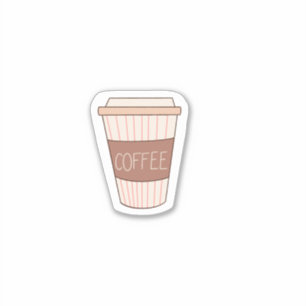 コーヒーステッカー、コーヒーステッカーのカップ シール