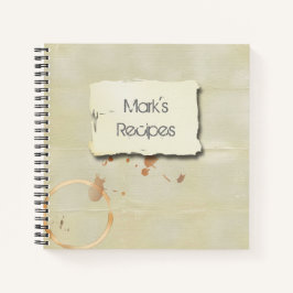 コーヒーステンドクラフト紙 男らし ノートブック