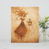 コーヒーステンド紙レディ踊り (スタンド正面)