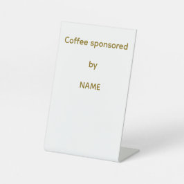 コーヒーステーションサイン 台座サイン