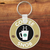 コーヒースヌブ、コーヒーユーモア キーホルダー (正面)