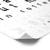 コーヒースプーンで私の人生を測った |引用文 ポスター (角)