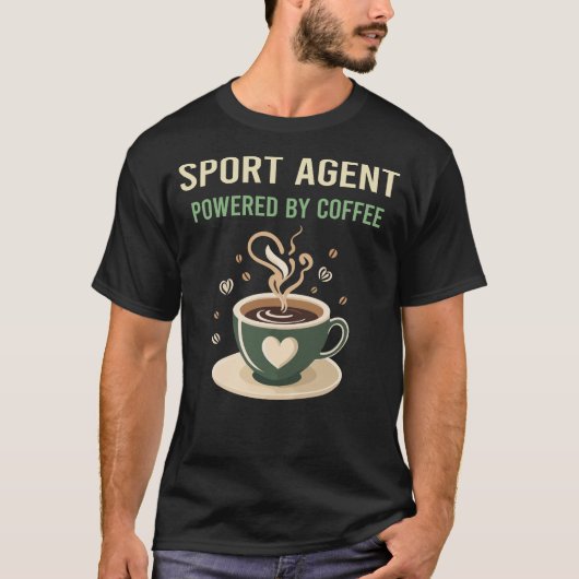 コーヒースポーツ剤で動く Tシャツ (正面)