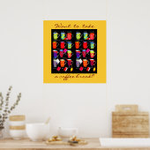 コーヒースラングMug Artポスター ポスター (キッチン)