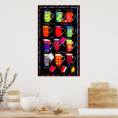 コーヒースラングMug Artポスター ポスター (キッチン)