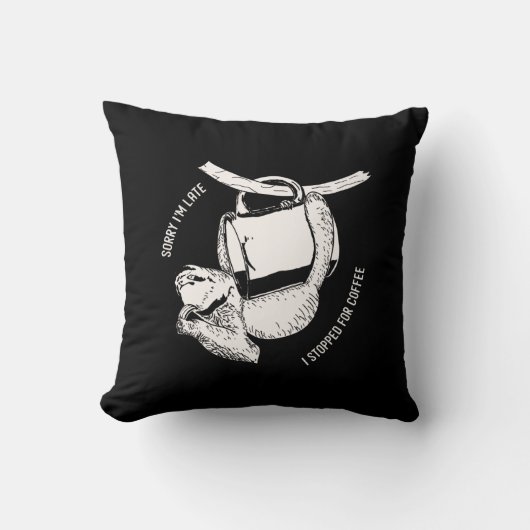 コーヒースロット（白） クッション (正面)