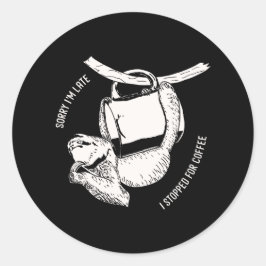 コーヒースロット（白） ラウンドシール