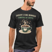 コーヒースーパーの店長によって動く Tシャツ (正面)