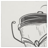 コーヒースーパーヒーロー生地 ファブリック (見本)