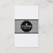 コーヒーセンターの切手カード ロイヤリティカード (裏面)