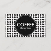 コーヒーセンターの切手カード 名刺 (裏面)