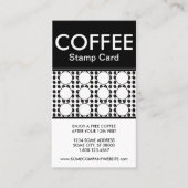 コーヒーセンターの切手カード 名刺 (正面)