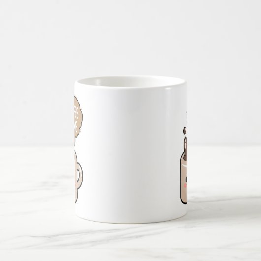 コーヒータイムおもしろいかわいいコーヒー コーヒーマグカップ (中央)